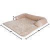 Pet Adobe Furniture Protector Pet Cover for Dogs and Cats with Shredded Memory Foam filled 35" x 35", Beige 745407VEG